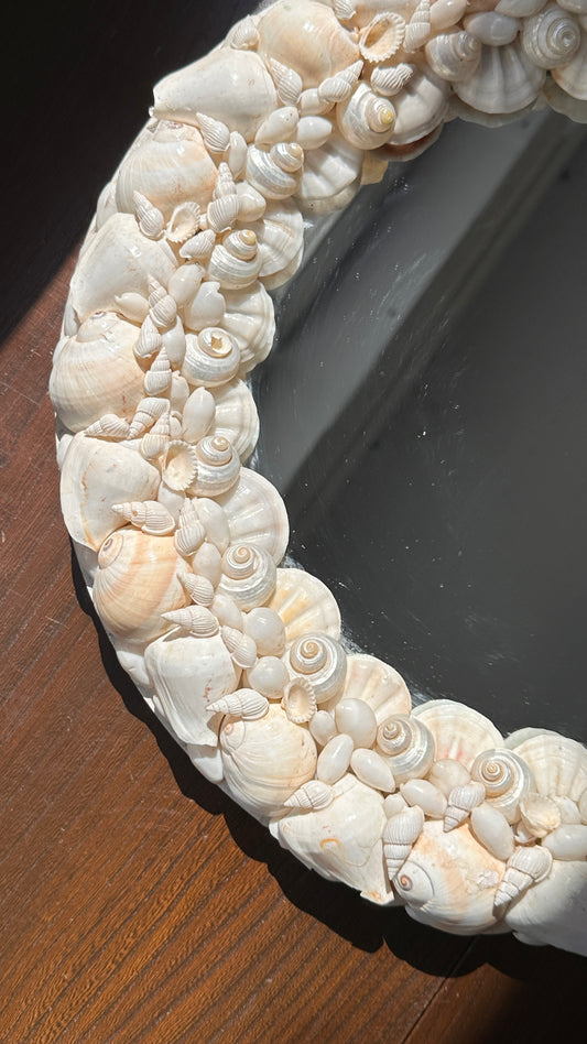 Round Shell Mirror