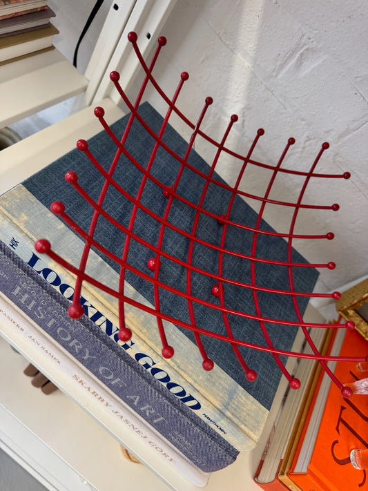 Red Wire Fruit Basket