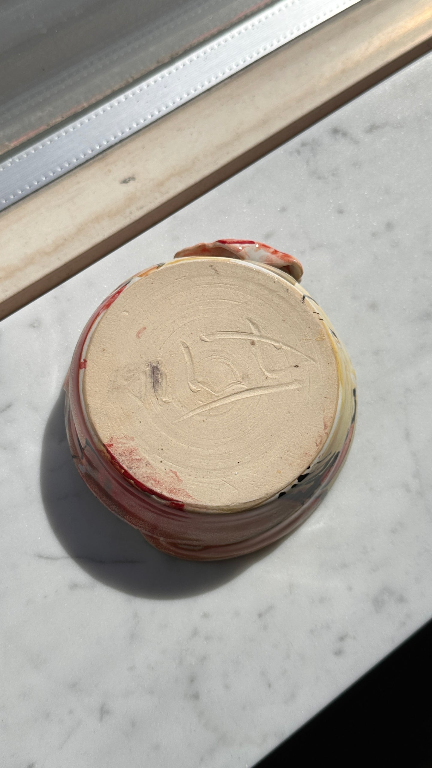 Abstract Ceramic Dish