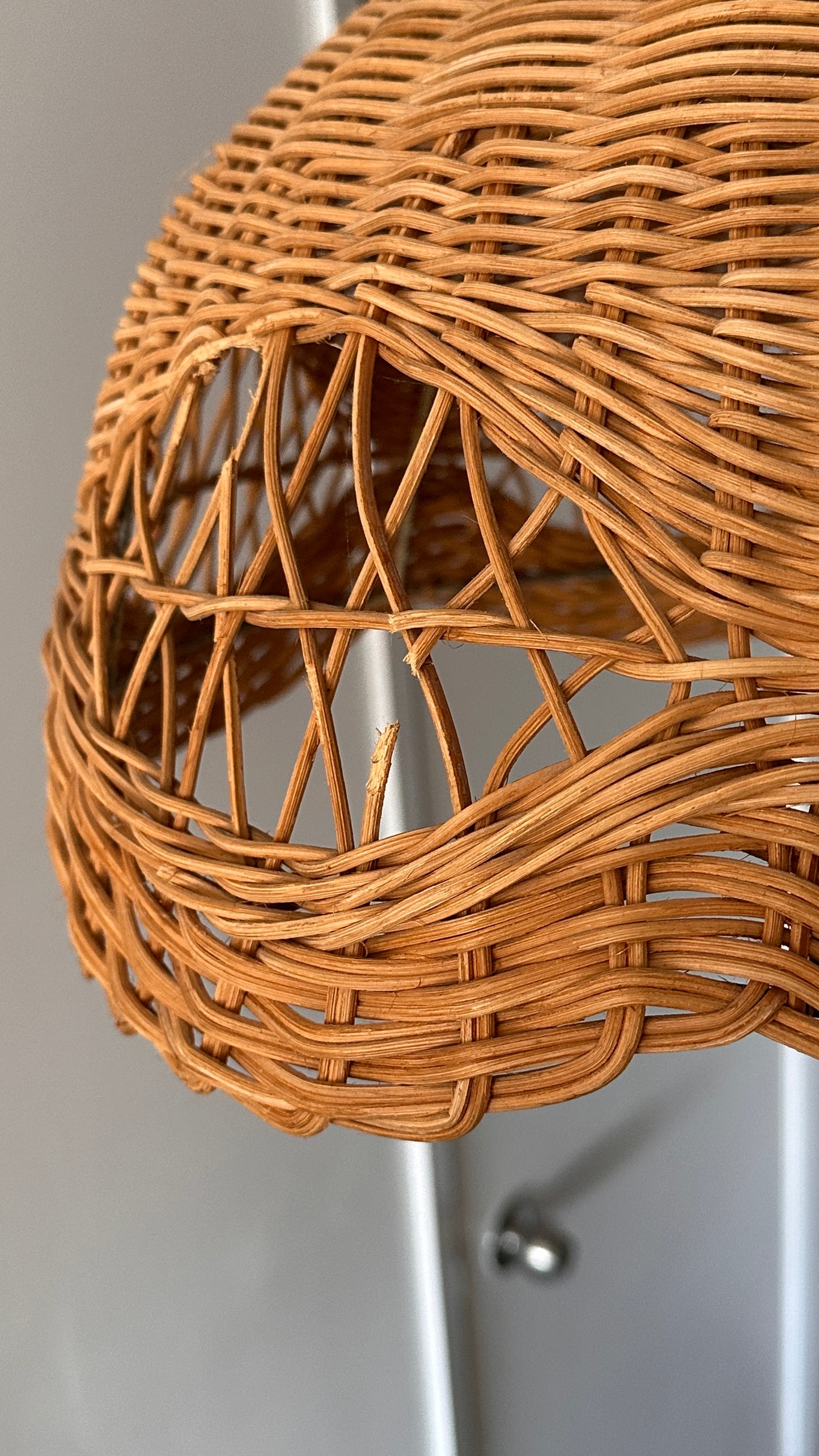 Vintage Wicker Pendant Lamp