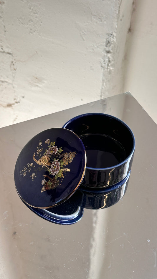 Japanese Lidded Porcelain Trinket Box