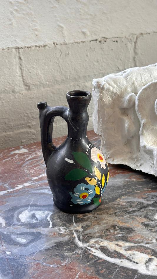 Vintage Hungarian Folk Art Vase / Pitcher