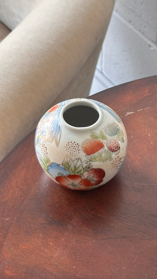 Decorated Ceramic Vase