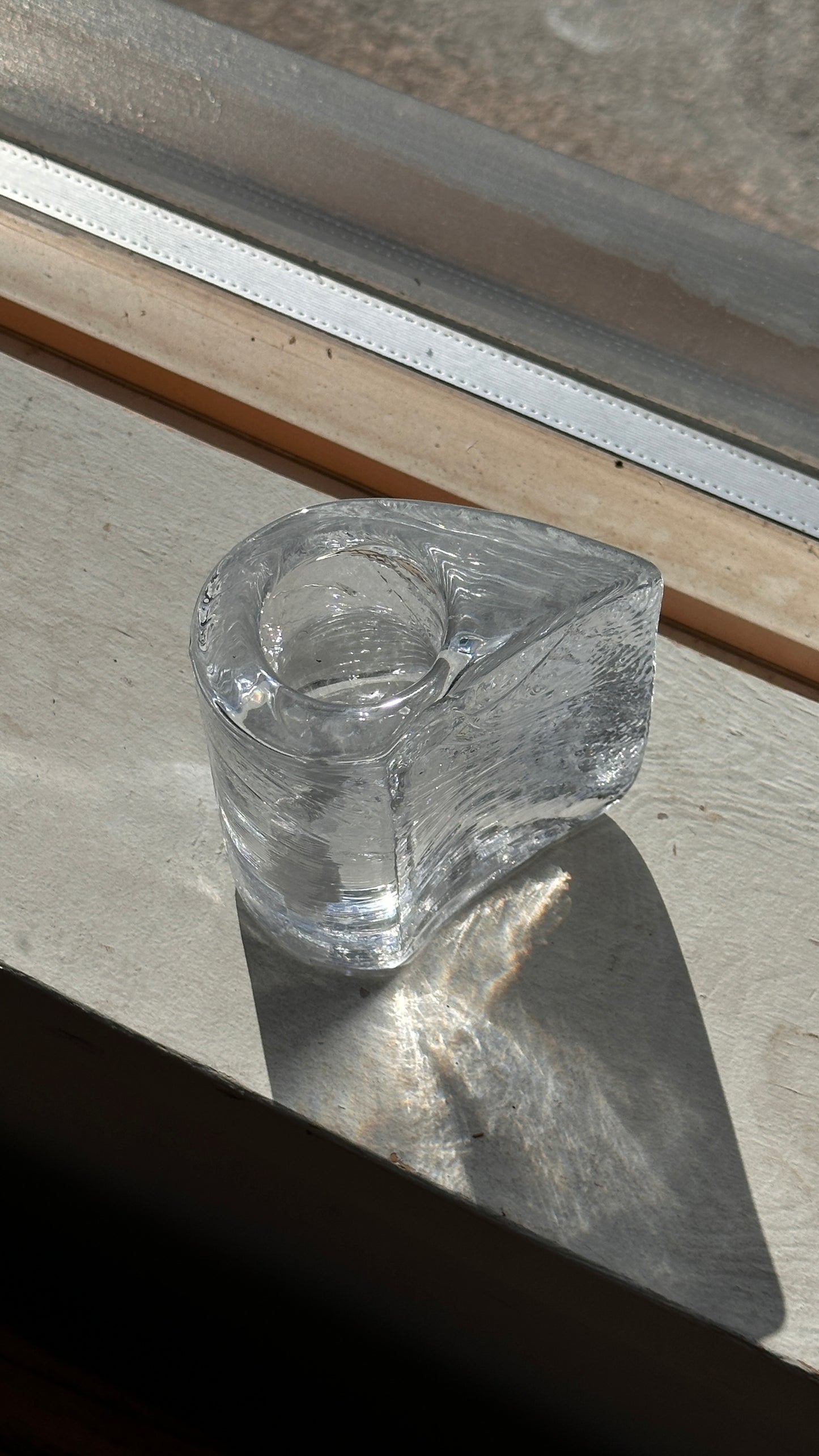Kosta Boda 'Sweetheart' Glass Candle Holder