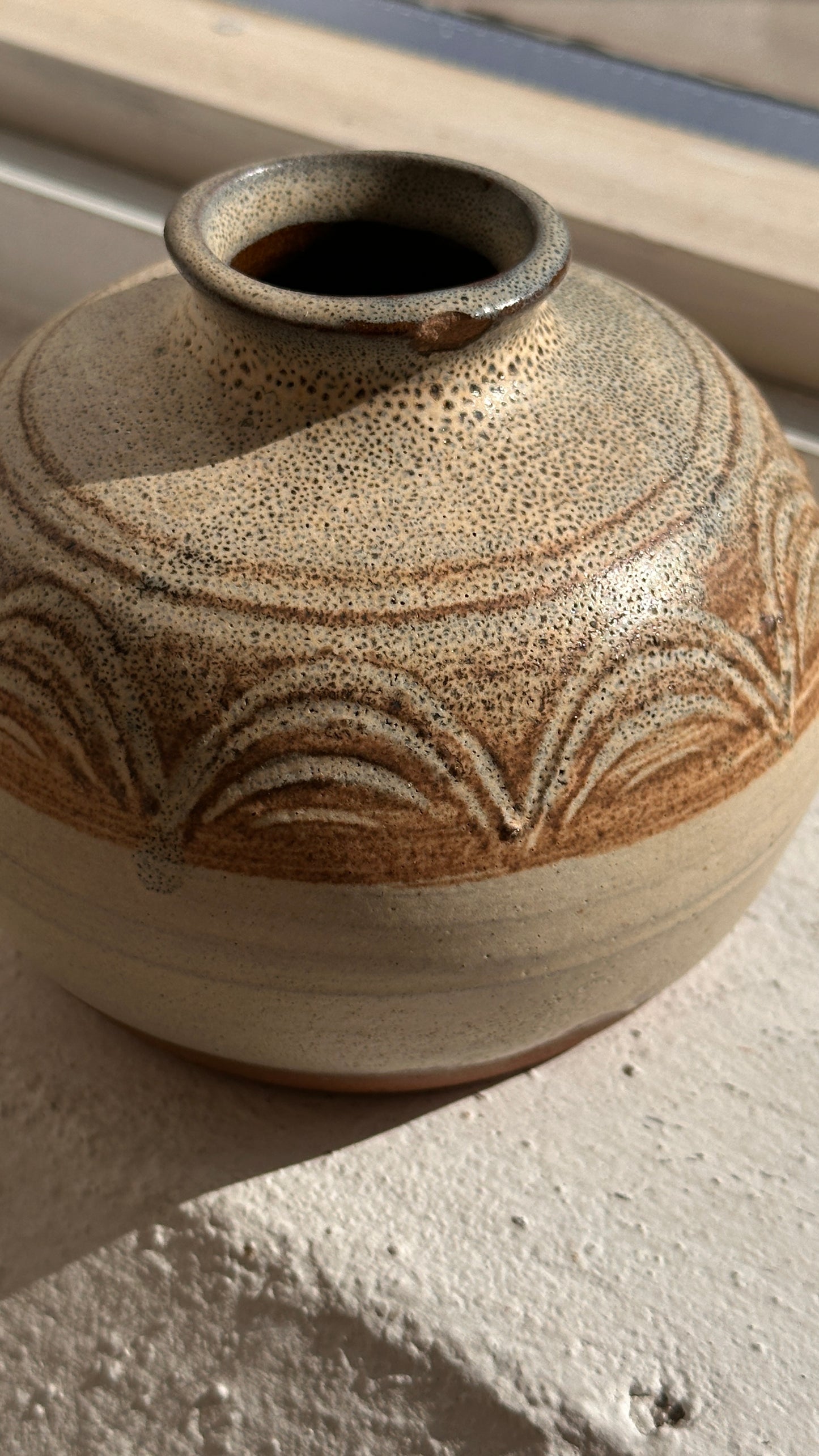 Turned Ceramic Vase