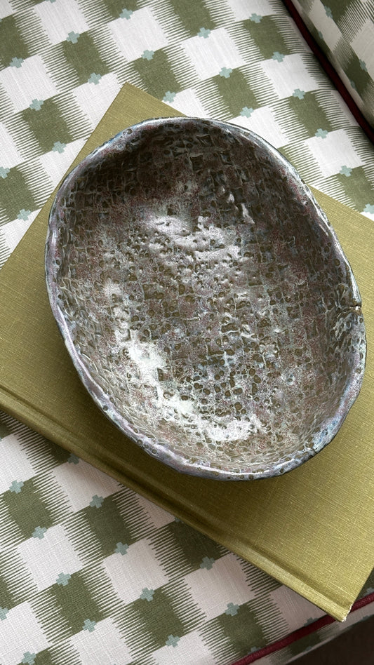Handmade Textured Ceramic Bowl