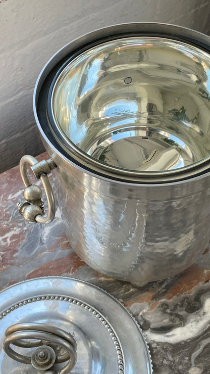 Hammered Aluminum Ice Bucket by BW Buenilum