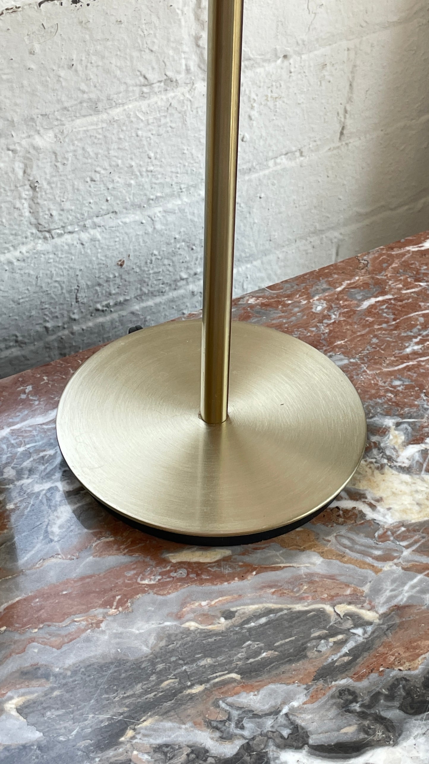 Contemporary Table Lamp with Custom Shade