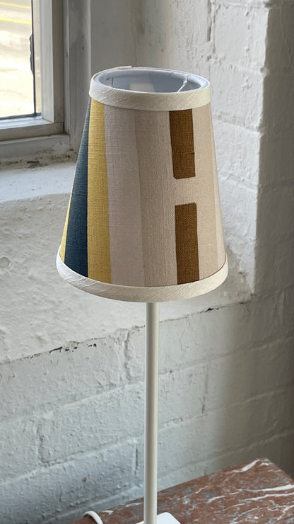 Contemporary Table Lamp with Custom Shade