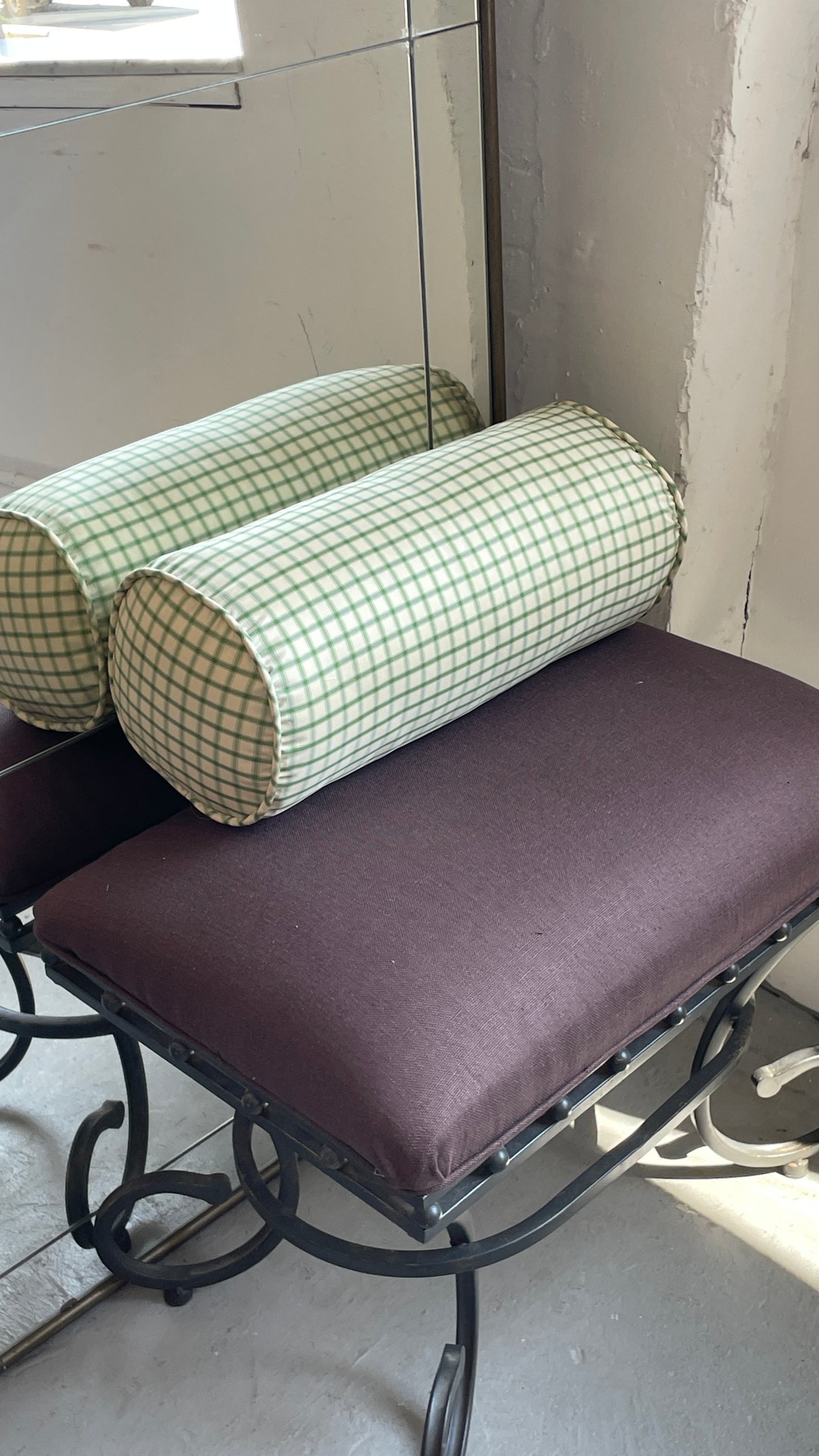 Custom Made Silk Bolster