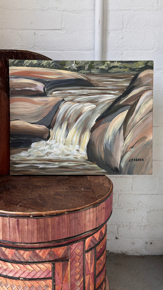 Haliburton Waterfall Painting