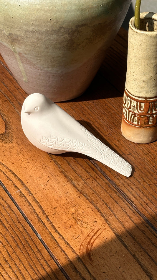 France Fauteux Ceramic Oiselet Figurine
