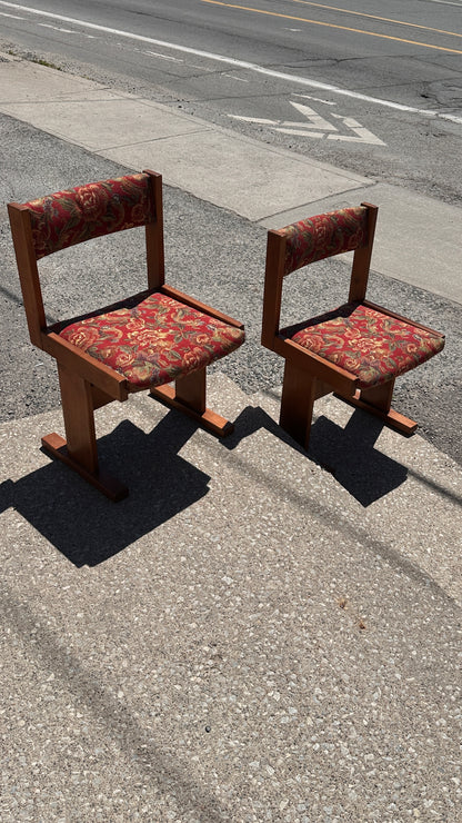 Pair of Side Chairs in the manner of Poul H. Poulsen for Gangsø Møbler