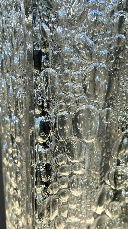 "Krople Rosy" Art Glass Vase by Eryka Trzewik-Drost for Huta Hortensja, Poland 1970s