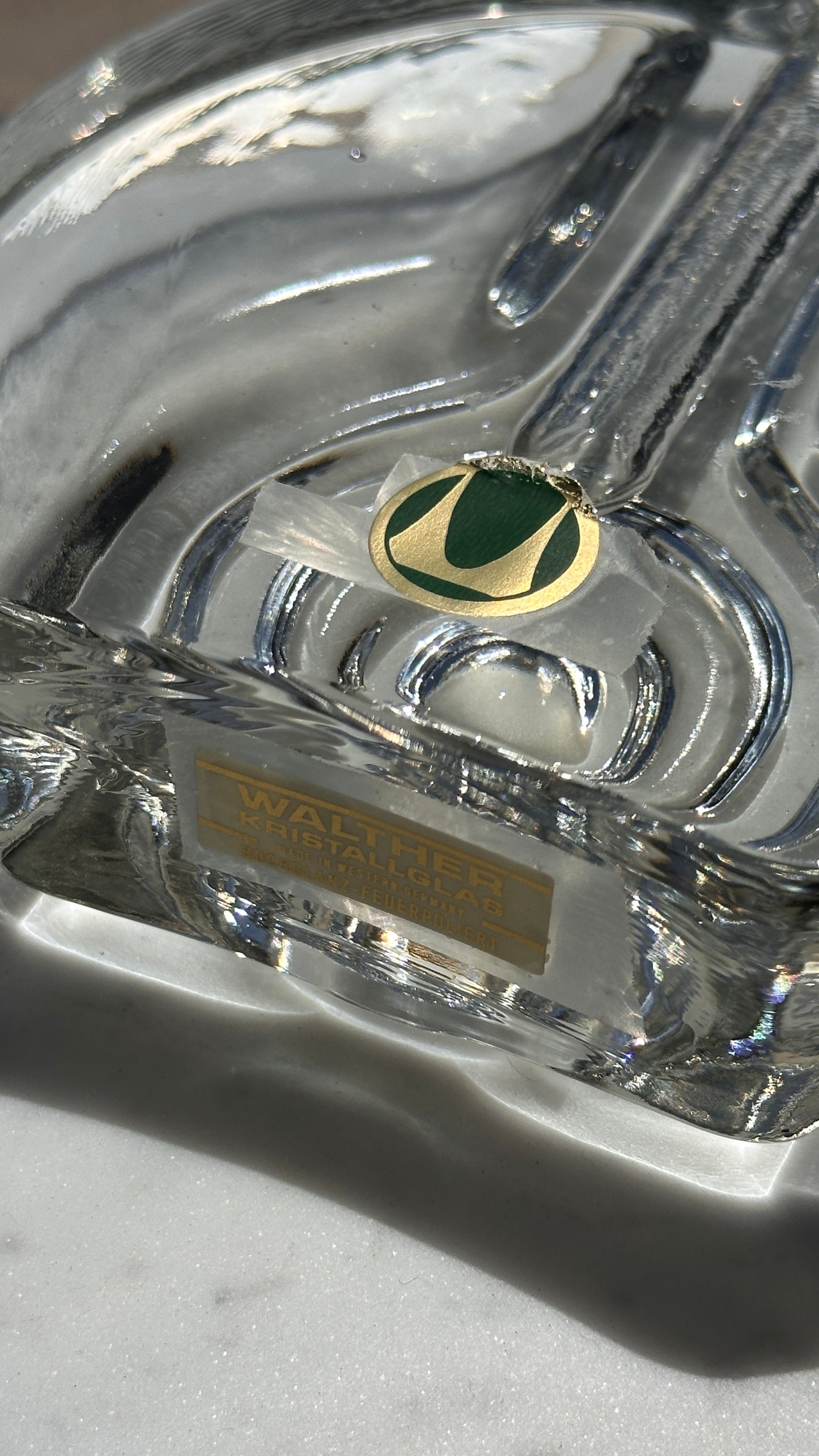 1960s German Walther Glas "Solifleur"  Vase