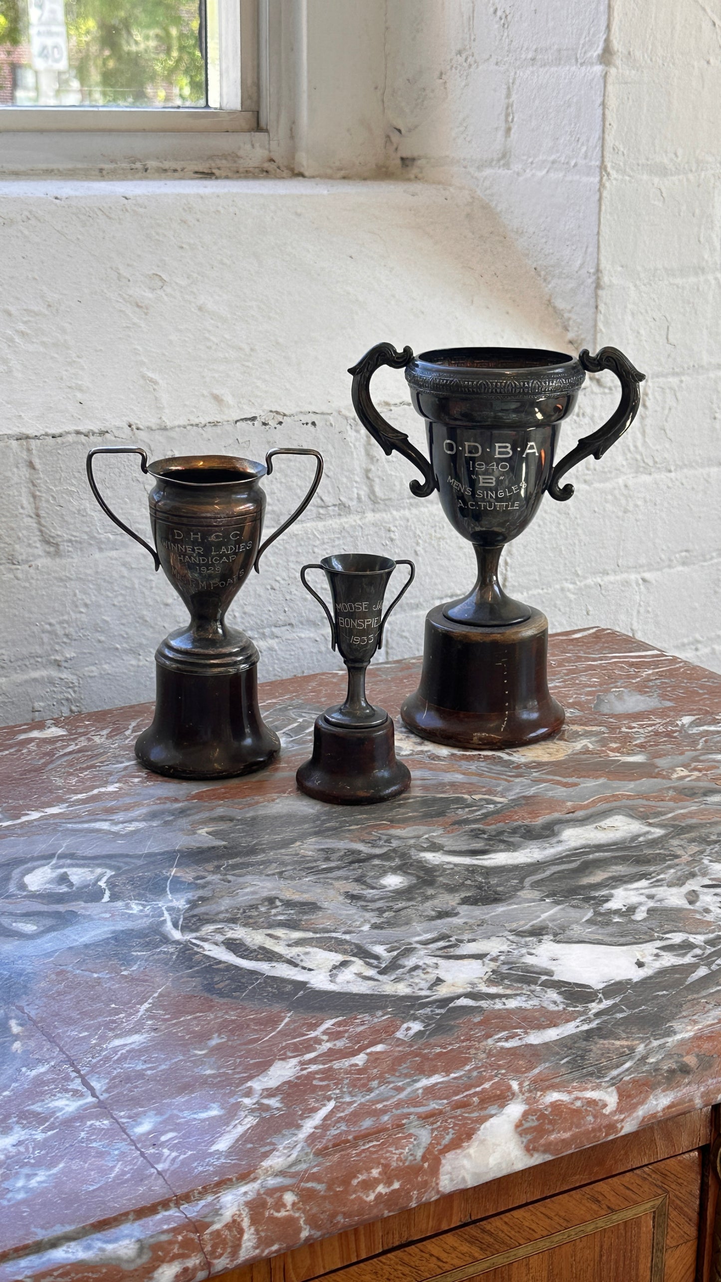 Set of 3 Vintage Trophies by Wm A. Rogers, Toronto