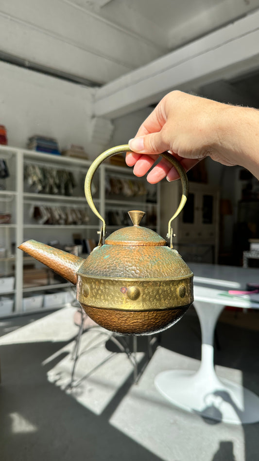 Vintage Copper Tea Pot