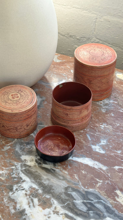 Pair of Lidded Containers