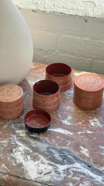 Pair of Lidded Containers