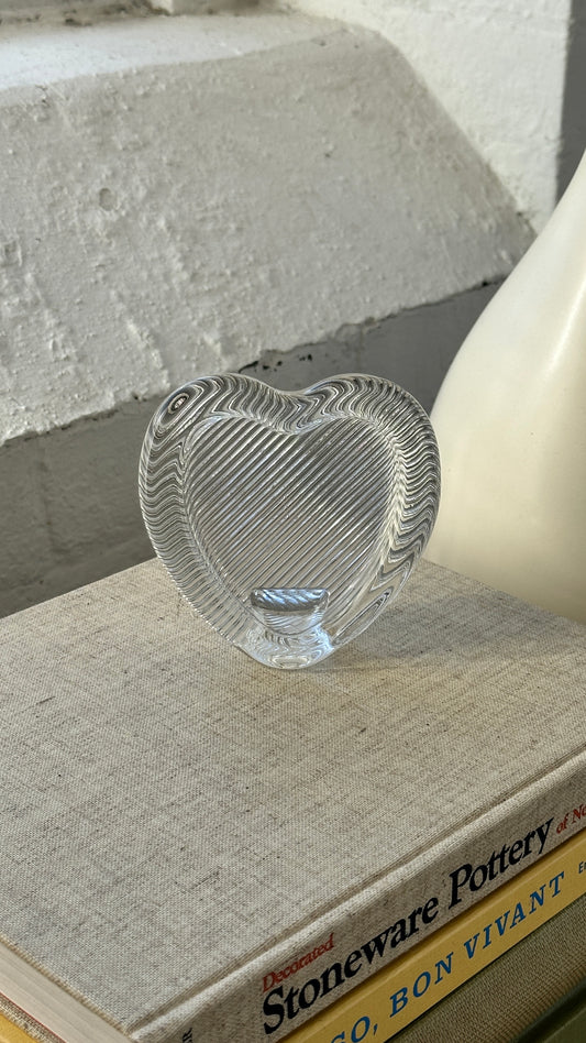 Glass Heart-Shaped Picture Frame