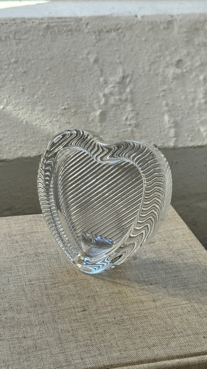 Glass Heart-Shaped Picture Frame