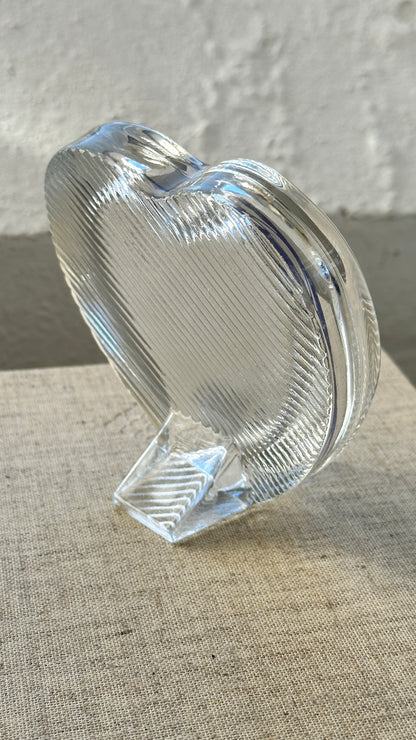 Glass Heart-Shaped Picture Frame