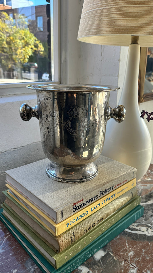 Engraved Silver Plated Champagne Bucket