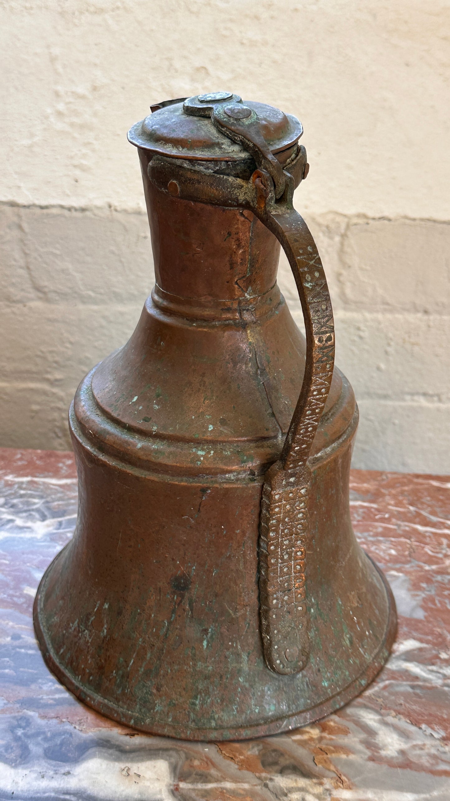 Antique Copper Water Jug