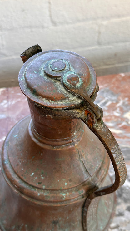 Antique Copper Water Jug