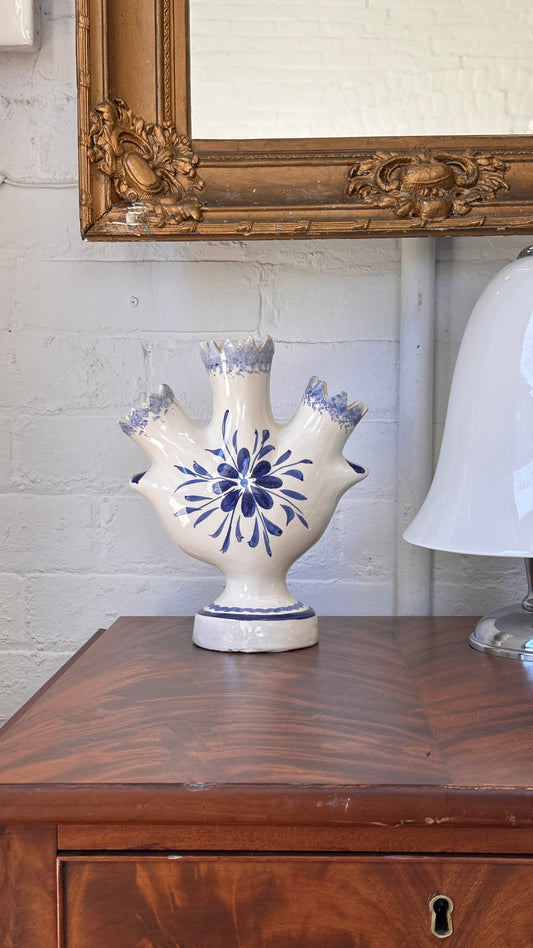 Hand Painted Tulipiere Vase