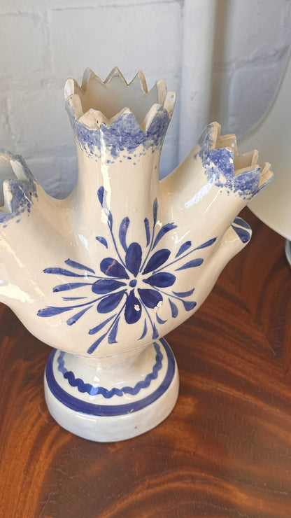 Hand Painted Tulipiere Vase