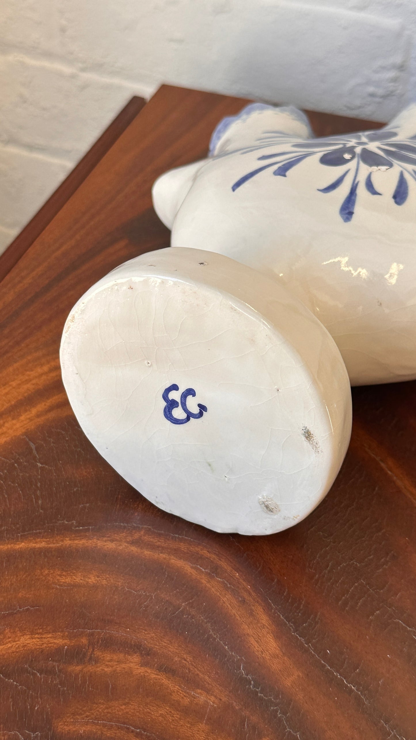 Hand Painted Tulipiere Vase