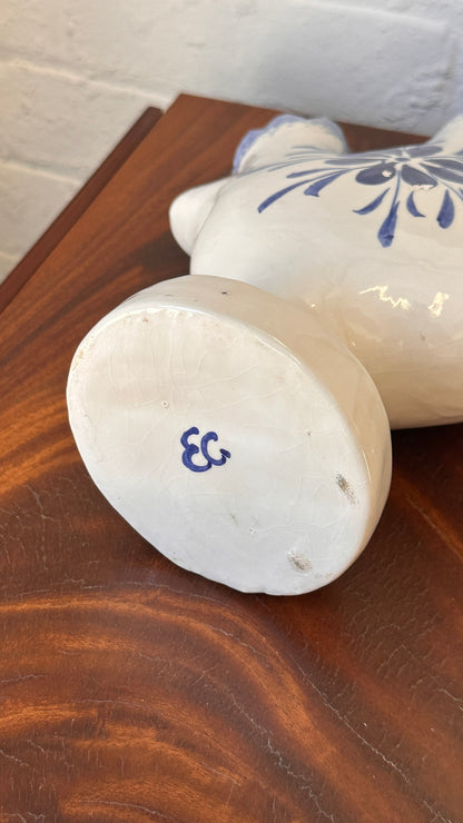 Hand Painted Tulipiere Vase