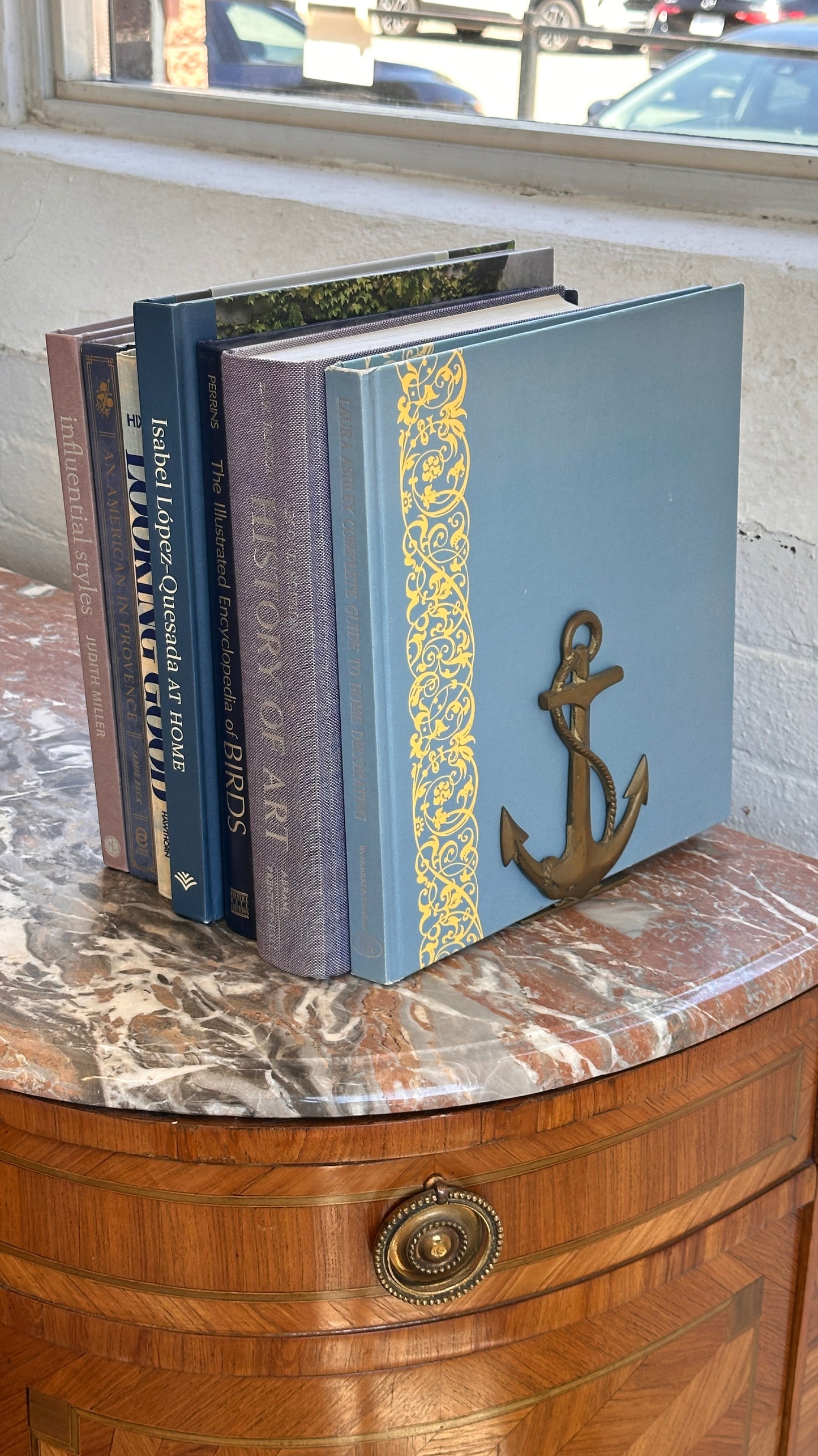 Pair of Brass Anchor Bookends