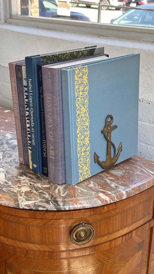 Pair of Brass Anchor Bookends
