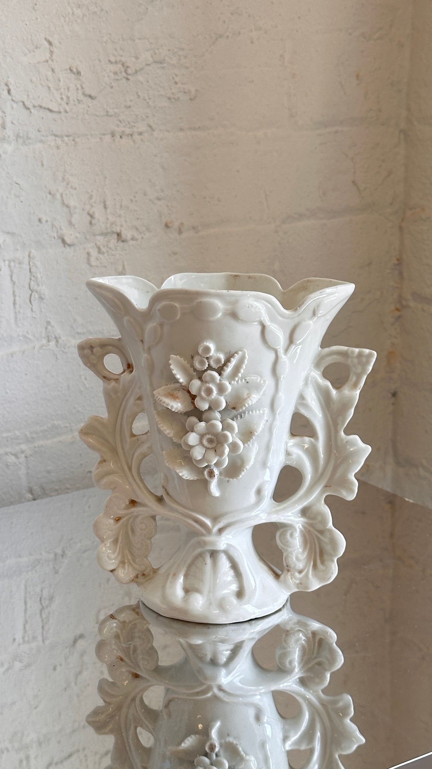 Antique French Bridal Wedding Vase