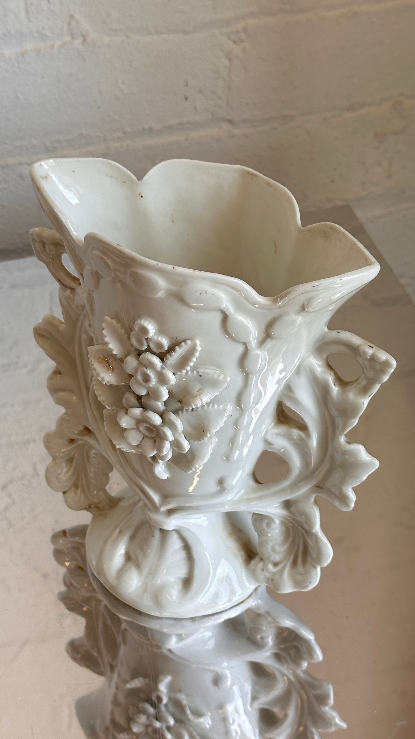 Antique French Bridal Wedding Vase