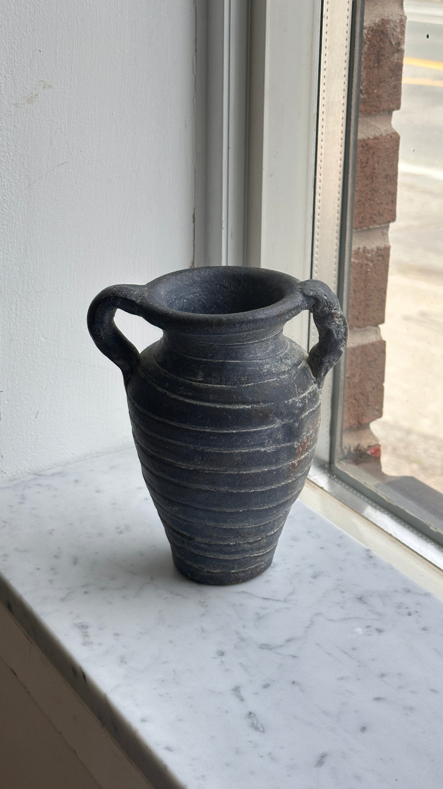 Earthenware Vase with Handles