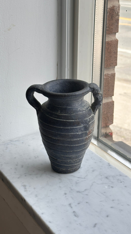 Earthenware Vase with Handles