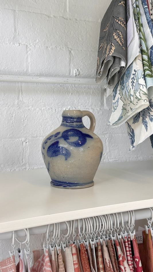 Vintage Salt Glazed Bottle with Handle