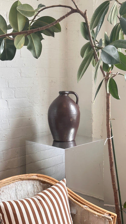 Large Vintage Clay Jug