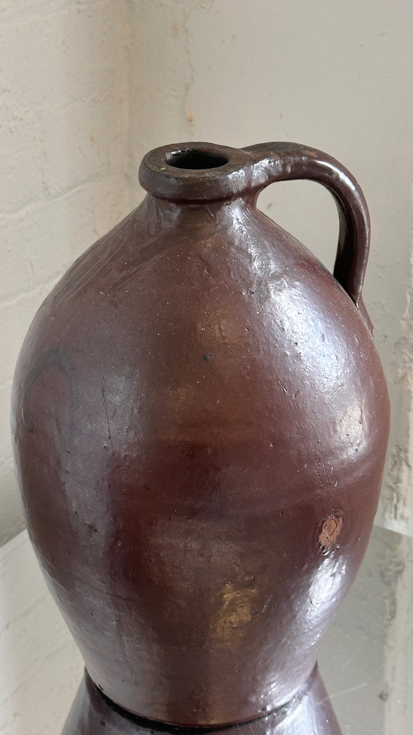 Large Vintage Clay Jug