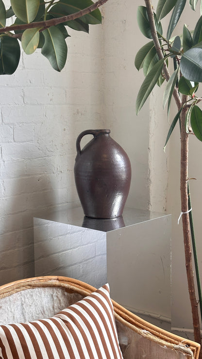 Large Vintage Clay Jug