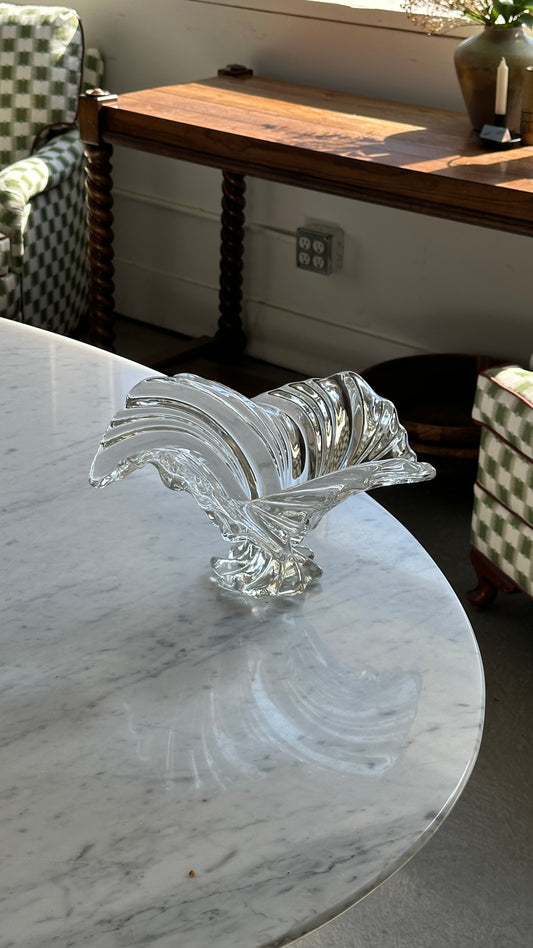 Vintage Mikasa Swirl Art Glass