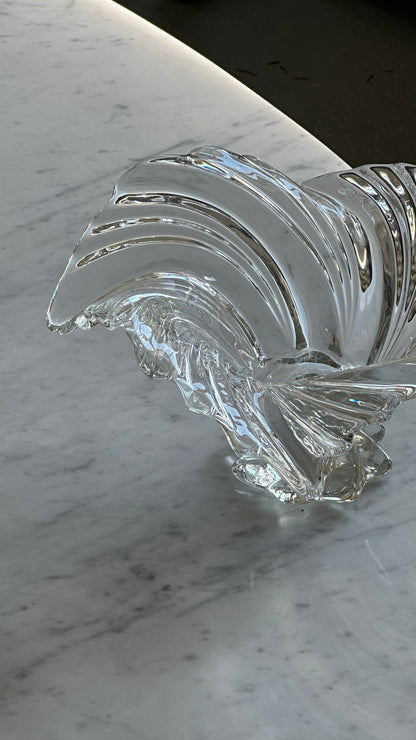 Vintage Mikasa Swirl Art Glass