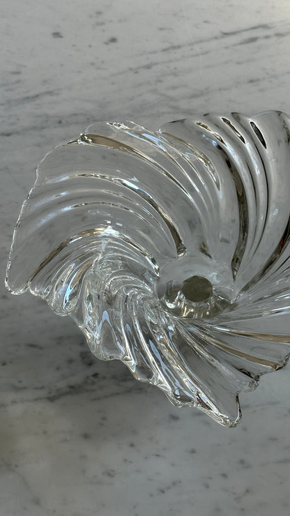 Vintage Mikasa Swirl Art Glass