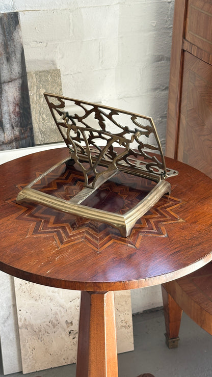 Vintage Brass Book Stand