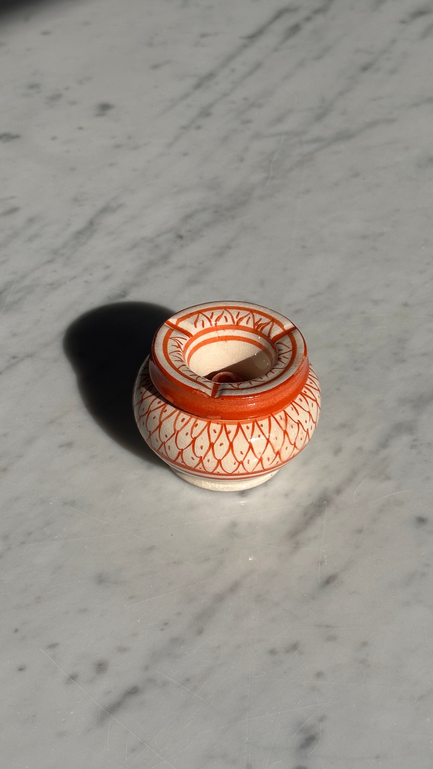 Handmade Moroccan Smokeless Ashtray by T. Nour