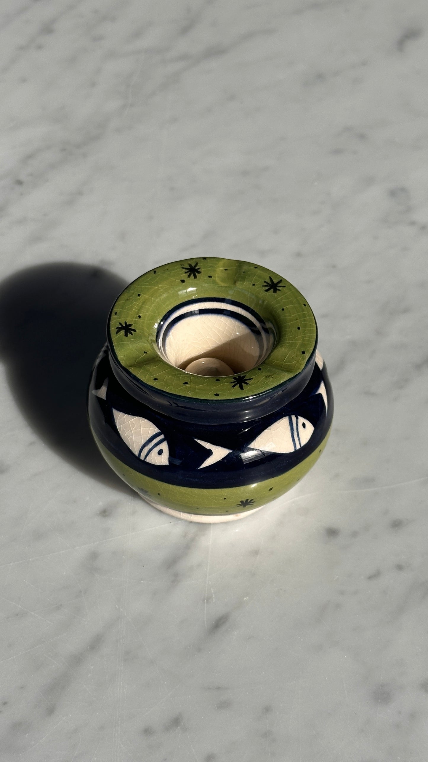 Handmade Moroccan Smokeless Ashtray by T. Nour