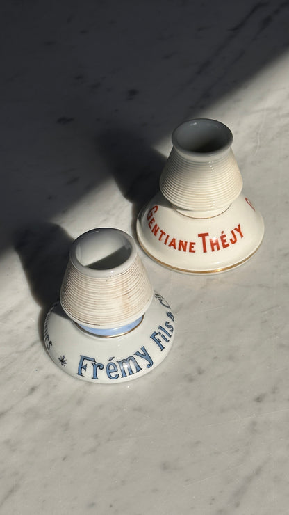 Vintage French Porcelain Match Striker